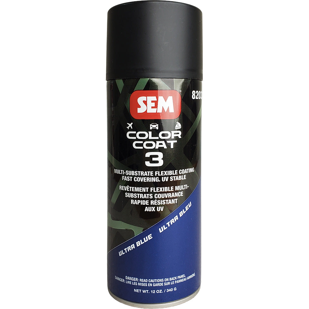 SEM Color Coat 3  Ultra Blue  12 oz 82033