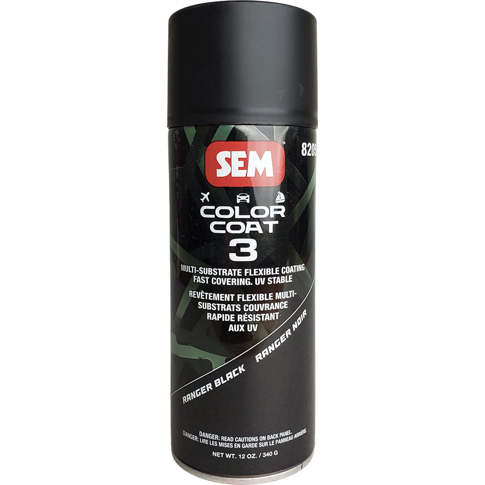 SEM Color Coat 3  Ranger Black  12 oz 82053