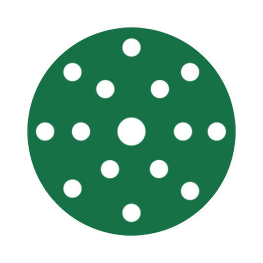 RUPES PROCUT Film Abrasive Discs 150mm 6  15 Holes  P800 Grit Box of 50pcs 945FD800