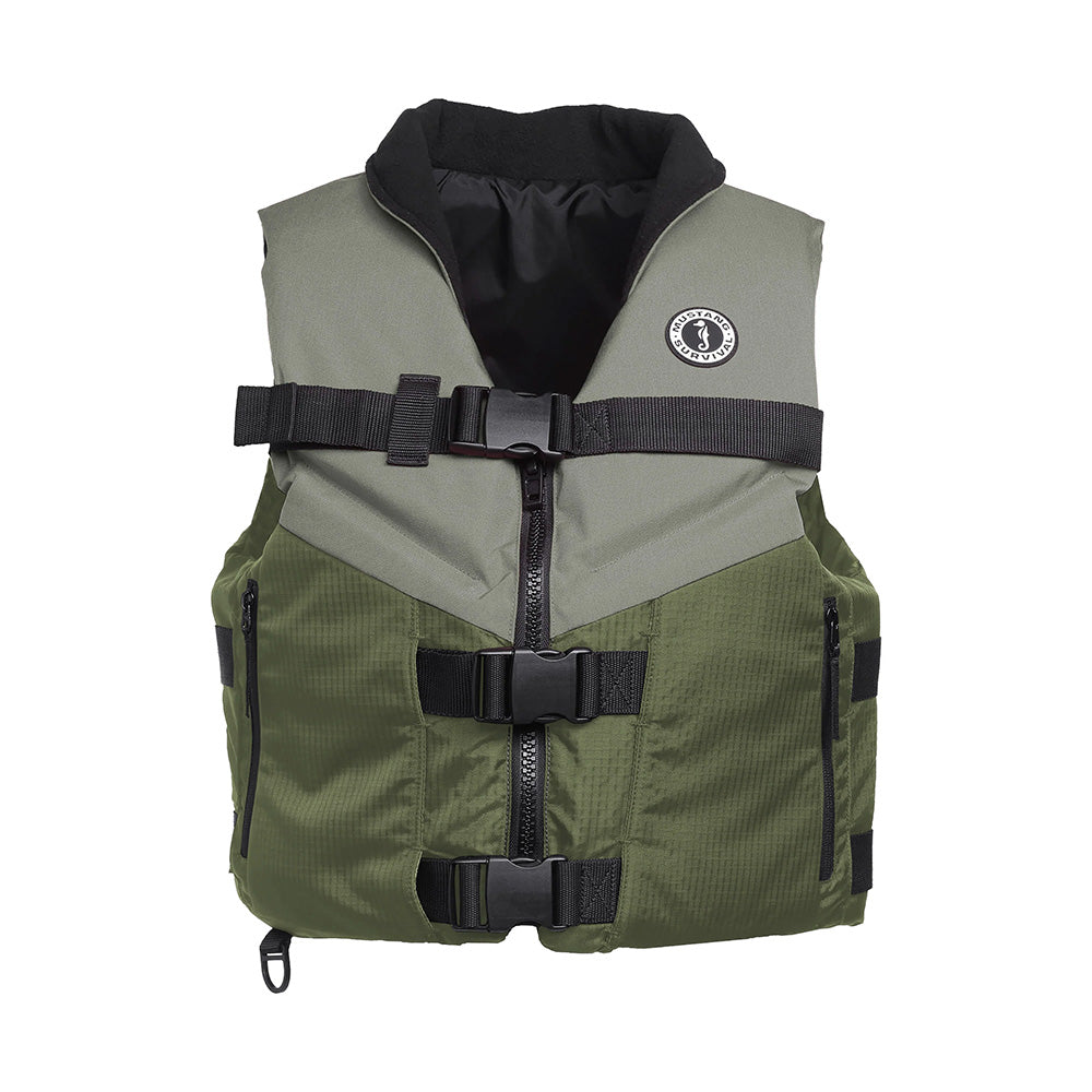 Mustang Accel Foam Vest  GreenGrey  XXXL MV4627833XXXL