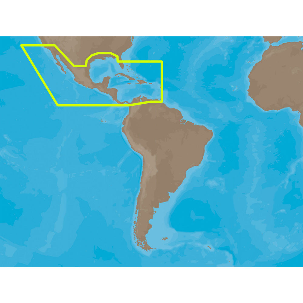 CMAP MAX NAM027  Central America  The Caribbean  SD Card NAM027SDCARD