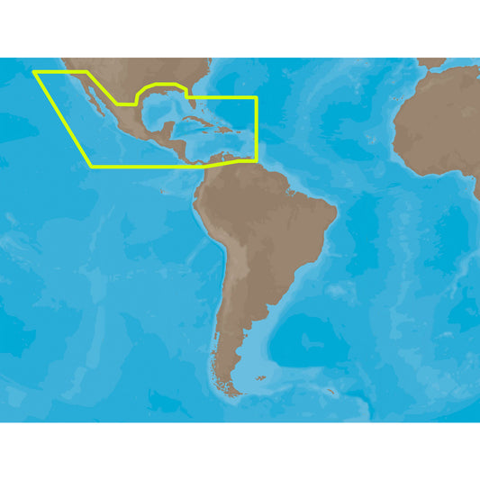 CMAP MAX NAM027  Central America  The Caribbean  SD Card NAM027SDCARD