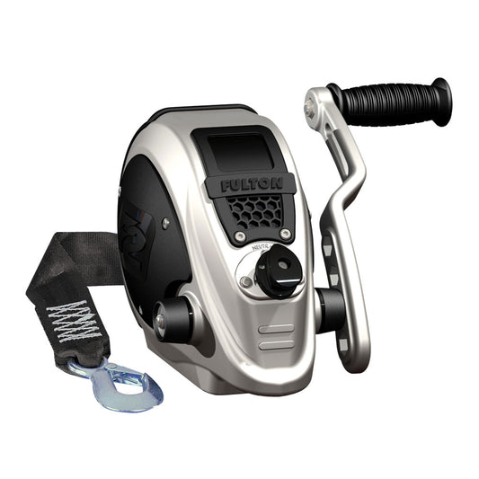 Fulton F2 Trailer Winch 2000 lbs wStrap FW20000101