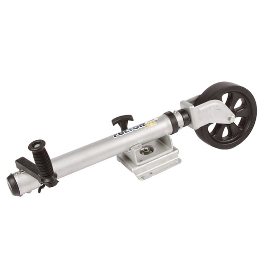 Fulton XLT 1500 lbs Swing Away BoltOn Jack w12 Travel  8 Poly Wheel  Sharkskin Finish 141133