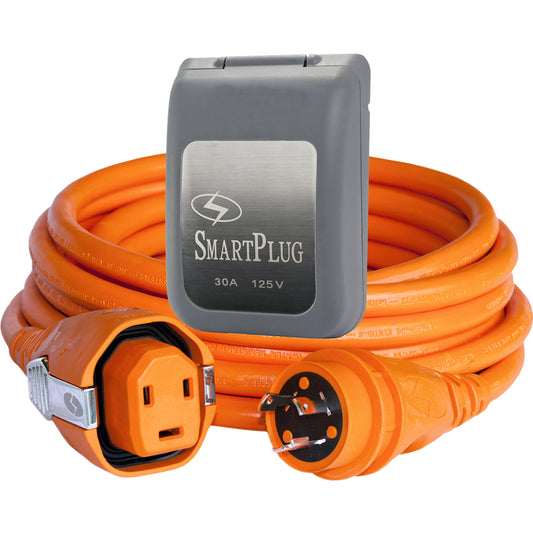 SmartPlug 30 AMP SmartPlugTwist Type Cordset wGrey Inlet Cover 50 C30503BM30PG
