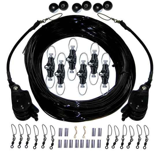 Rupp Triple Rigging Kit WLokUps  NokOuts  460 Black Mono Cord CA0160MO