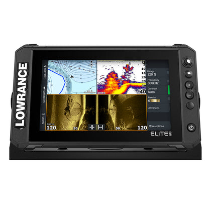 Lowrance Elite FS 9 ChartplotterFishfinder wActive Imaging 3in1 Transom Mount Transducer 00015692001
