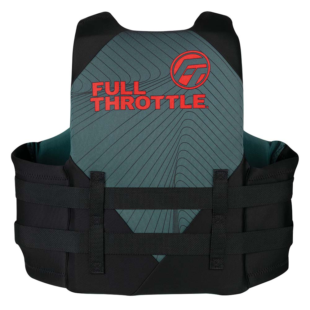 Full Throttle Adult RapidDry Life Jacket  SM  GreyBlack 14210070103022