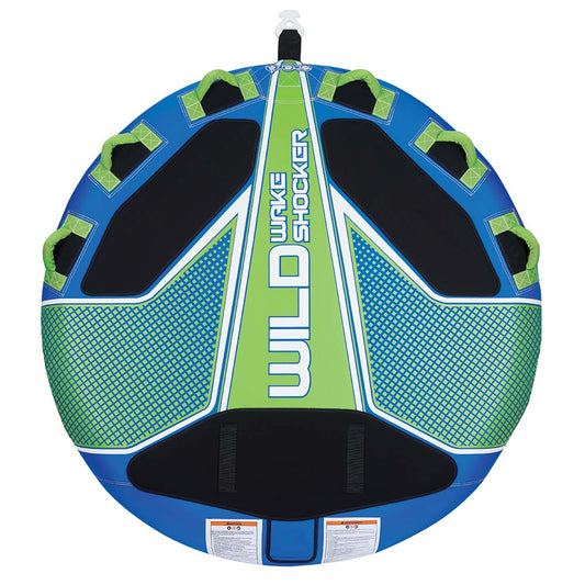 Full Throttle Wild Wake Shocker Towable Tube  3 Rider  Blue 30240050000321