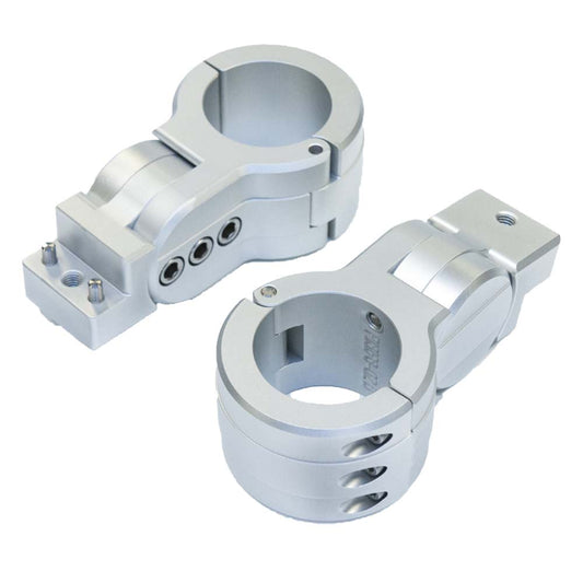 PTM Watersports Board Rack Mounts  25 Pipe Clamp  Silver P131982500TEBCL