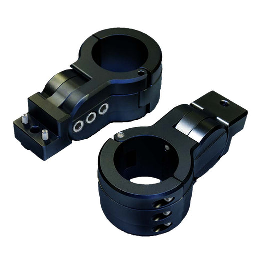 PTM Watersports Board Rack Mounts  25 Pipe Clamp  Black P131982500TEBBK