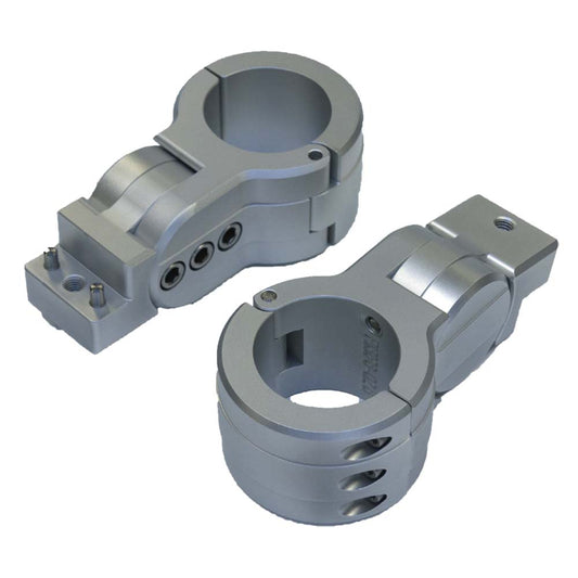 PTM Watersports Board Rack Mounts  25 Pipe Clamp  Titanium Grey P131982500TEBGR