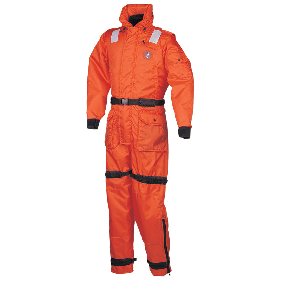 Mustang Deluxe AntiExposure Coverall  Work Suit  Orange  Small MS21752S206
