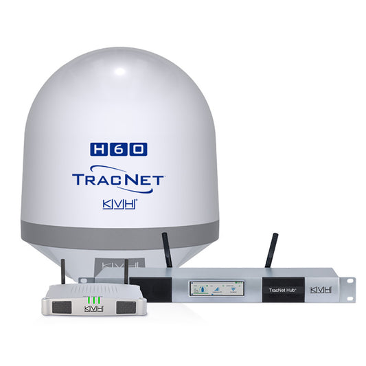 KVH TracNet H60 KuBand Antenna wTracNet Hub 01043611